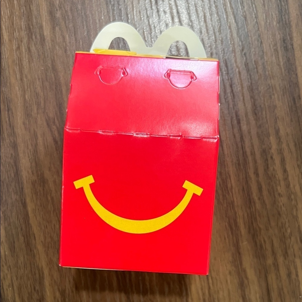 Empty McDonald's Lil Toy Red and Yellow Happy Meal Box